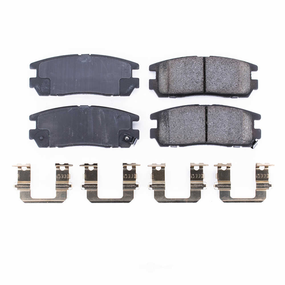 POWER STOP - Z17 Evolution Clean Ride Ceramic Brake Pads with Hardware - PWS 17-580