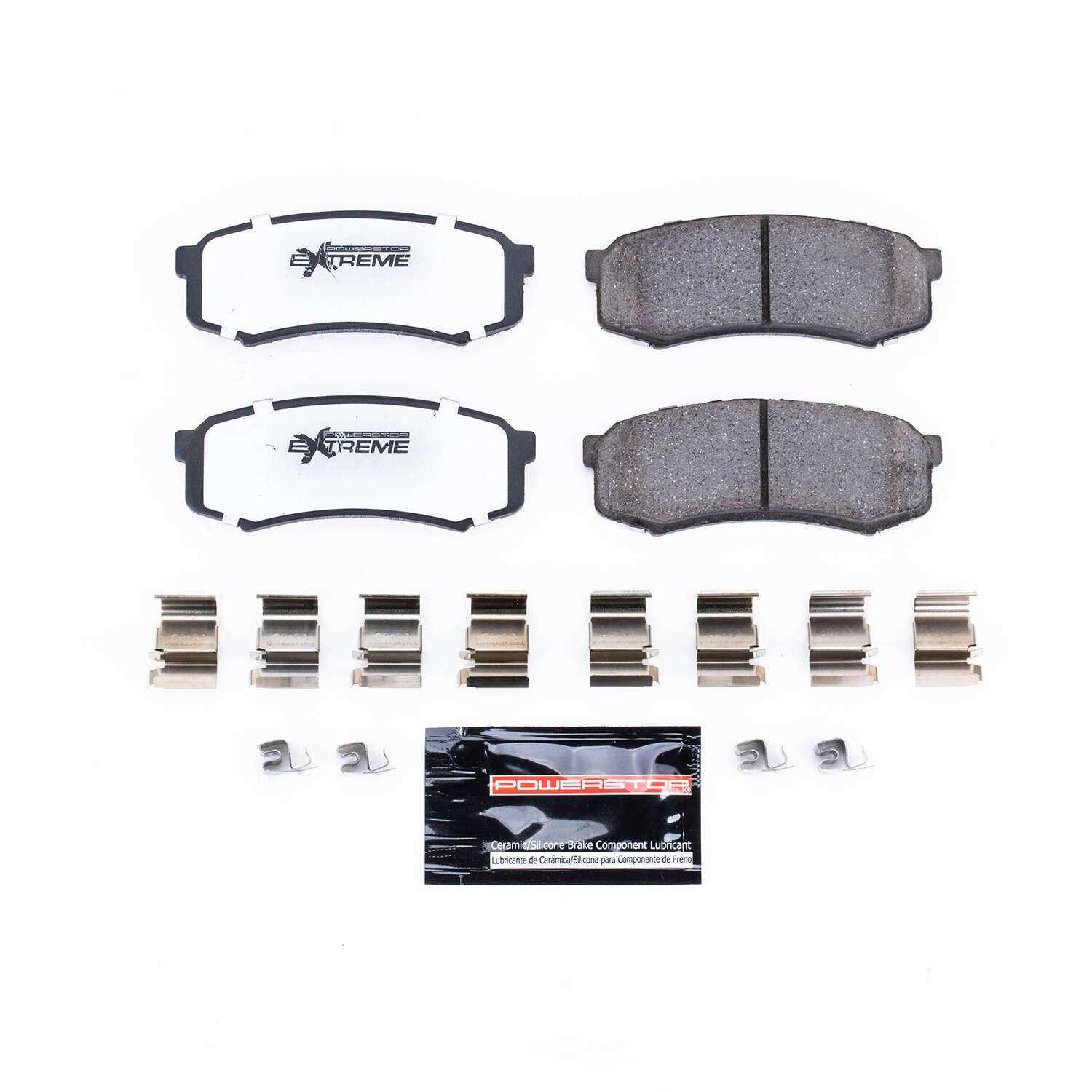 POWER STOP - Z36 Truck and Tow Carbon Fiber-Ceramic Brake Pads with Hardware - PWS Z36-606