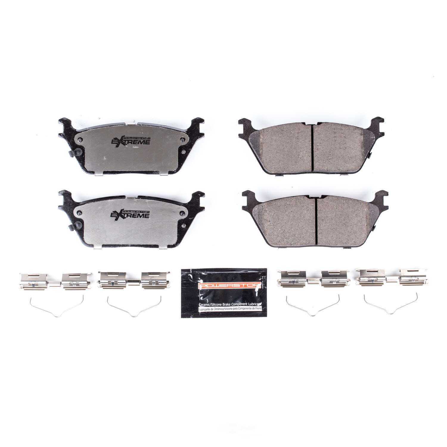 POWER STOP - Power Stop - Rear Z36 Truck and SUV Carbon-Fiber Ceramic Brake Pads with - PWS Z36-2169