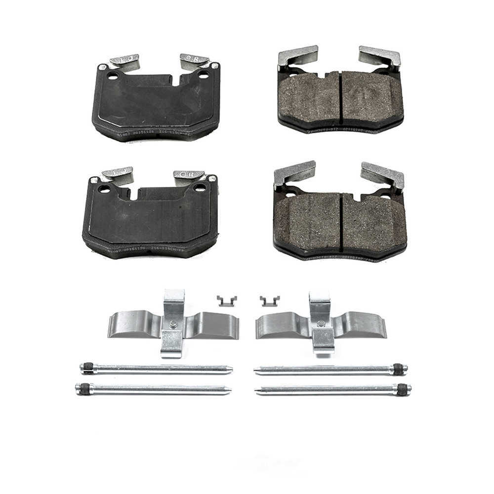 POWER STOP - Z17 EvolutionClean Ride Ceramic Brake Pads with Hardware - PWS 17-1807