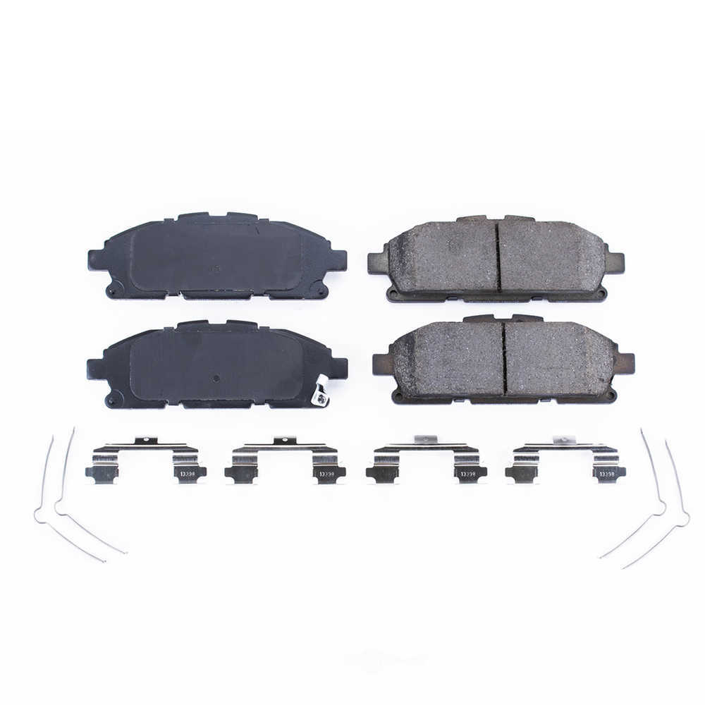 POWER STOP - Z17 Evolution Clean Ride Ceramic Brake Pads with Hardware - PWS 17-1552