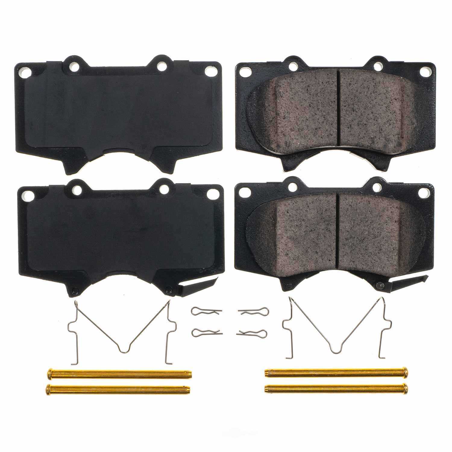 POWER STOP - Z17 EvolutionClean Ride Ceramic Brake Pads with Hardware - PWS 17-976