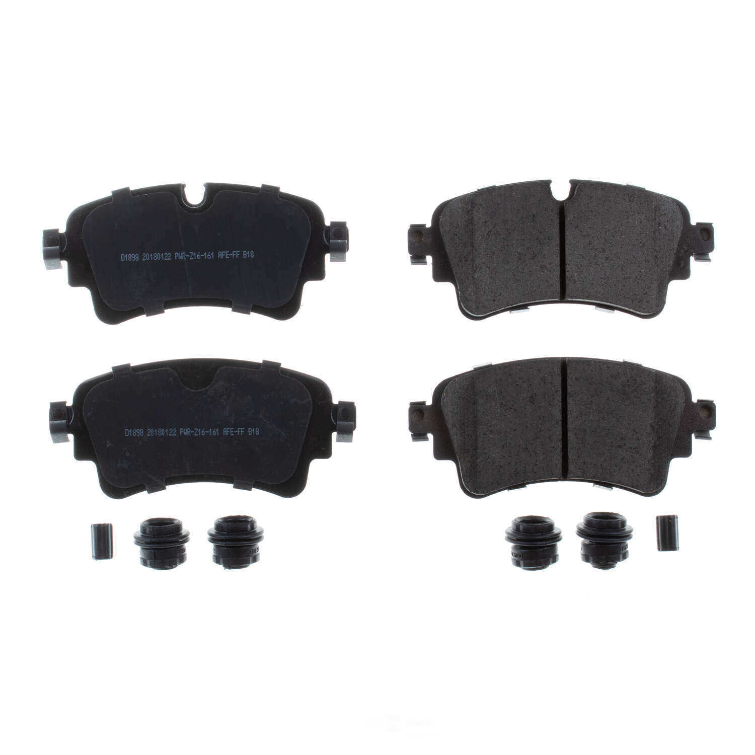 POWER STOP - Z17 Evolution Clean Ride Ceramic Brake Pads with Hardware - PWS 17-1898