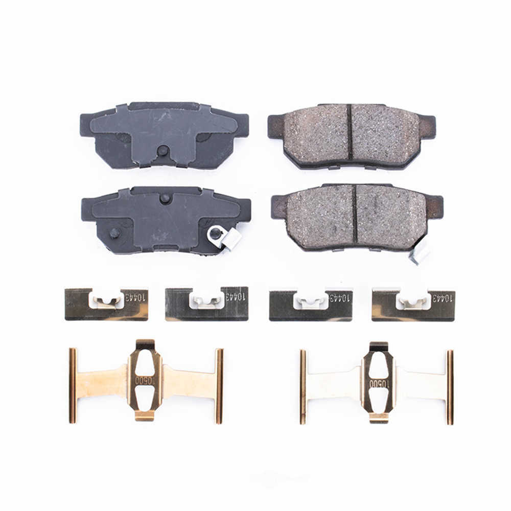 POWER STOP - Z17 Evolution Clean Ride Ceramic Brake Pads with Hardware - PWS 17-374