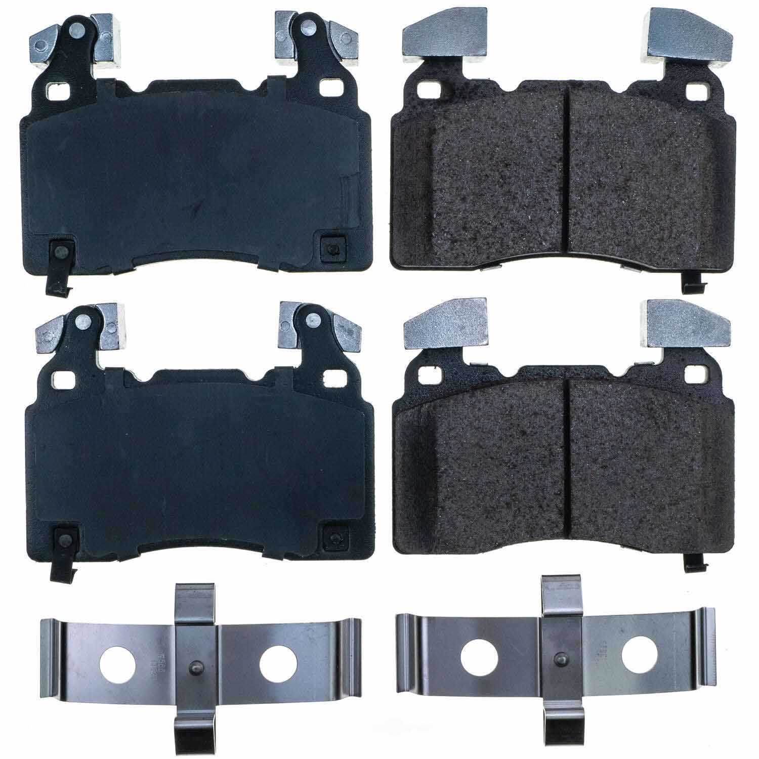 POWER STOP - Z17 Evolution Clean Ride Ceramic Brake Pads with Hardware - PWS 17-1474A