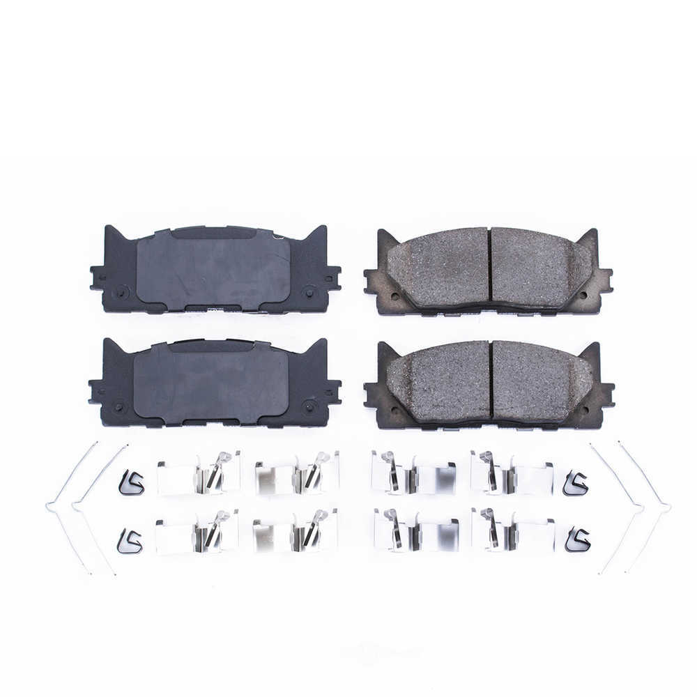 POWER STOP - Z17 Evolution Clean Ride Ceramic Brake Pads with Hardware - PWS 17-1293