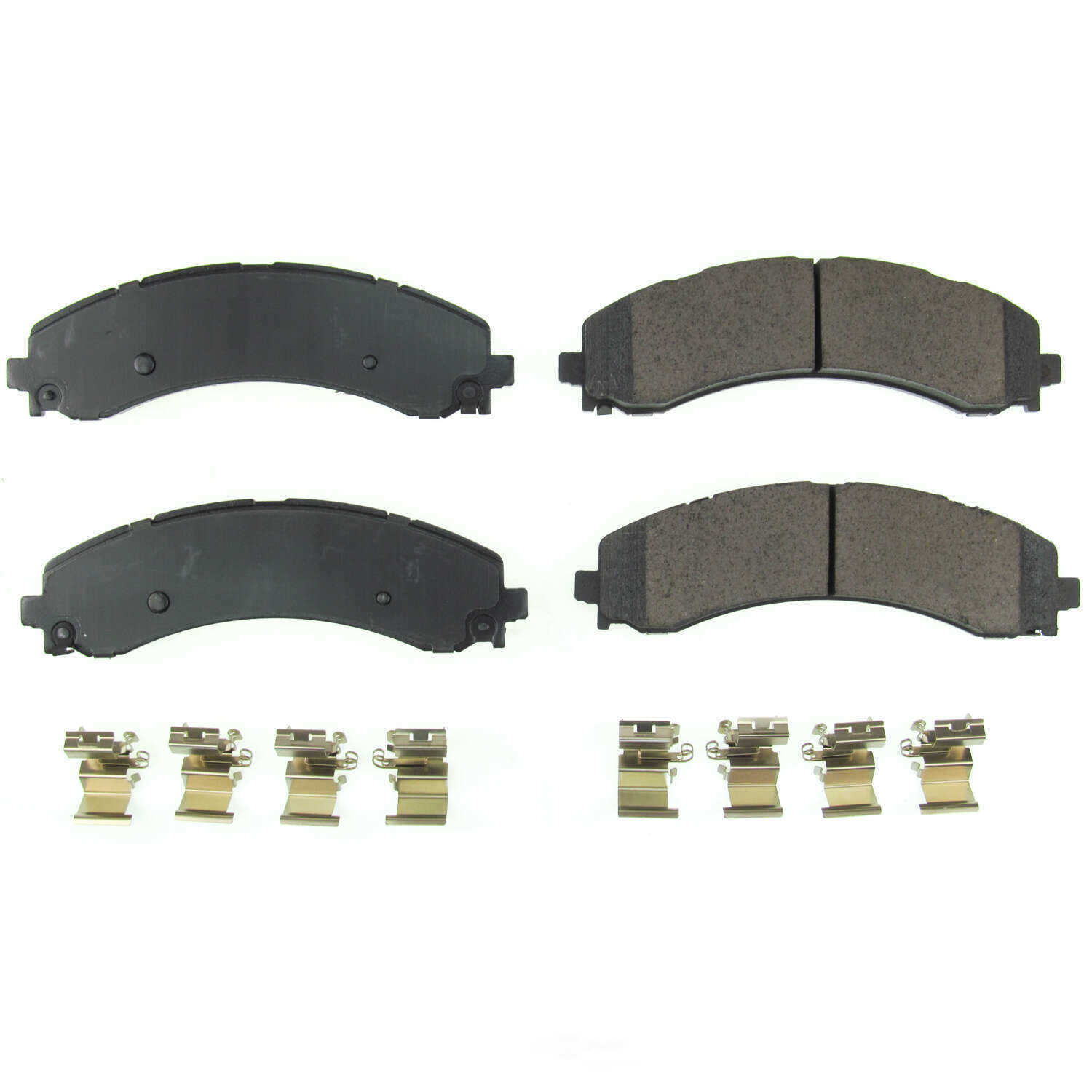 POWER STOP - Power Stop - Rear Z17 Low-Dust Ceramic Brake Pads with Hardware - PWS 17-2224