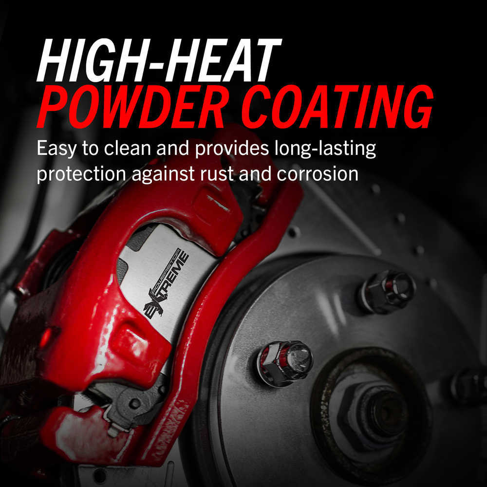 POWER STOP - PowerStop - Rear Red Powder Coated Brake Caliper Pair - PWS S4754