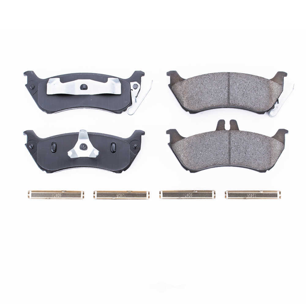 POWER STOP - Z17 Evolution Clean Ride Ceramic Brake Pads with Hardware - PWS 17-875