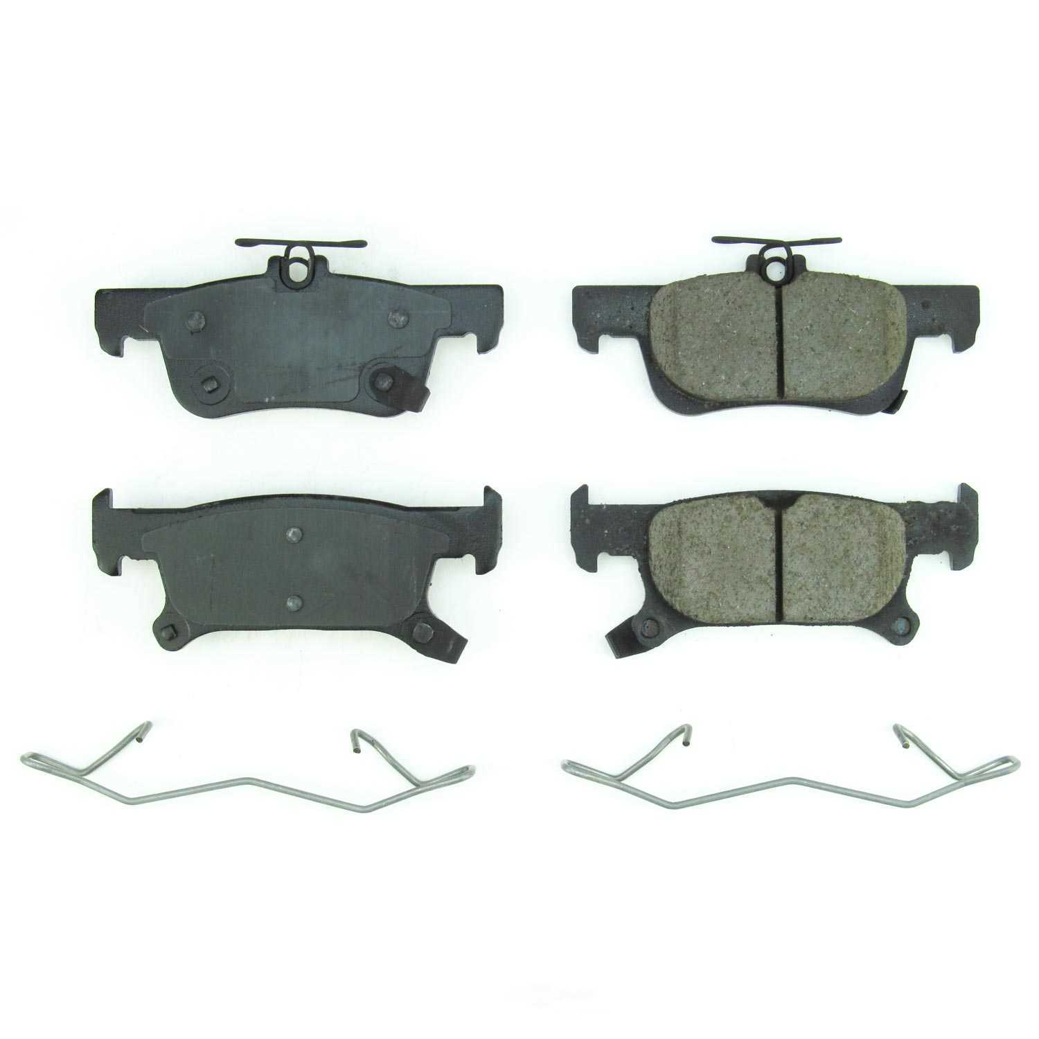 POWER STOP - Power Stop - Rear Z17 Low-Dust Ceramic Brake Pads with Hardware - PWS 17-2025