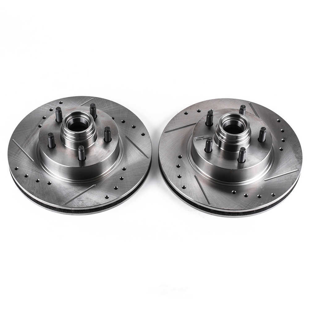 POWER STOP - Power Stop - Front Drilled and Slotted Brake Rotor Pair - Contains AR855 (Front) - PWS AR8551XPR