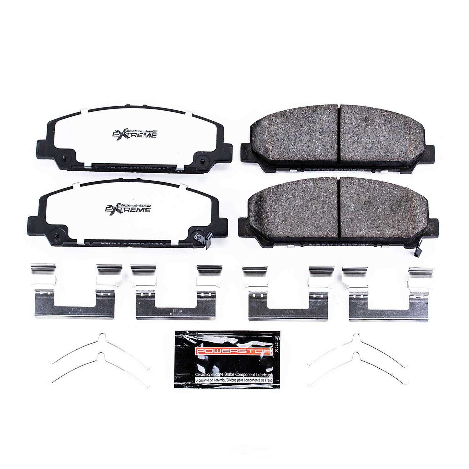 POWER STOP - Power Stop - Front Z36 Truck and SUV Carbon-Fiber Ceramic Brake Pads wit - PWS Z36-1509
