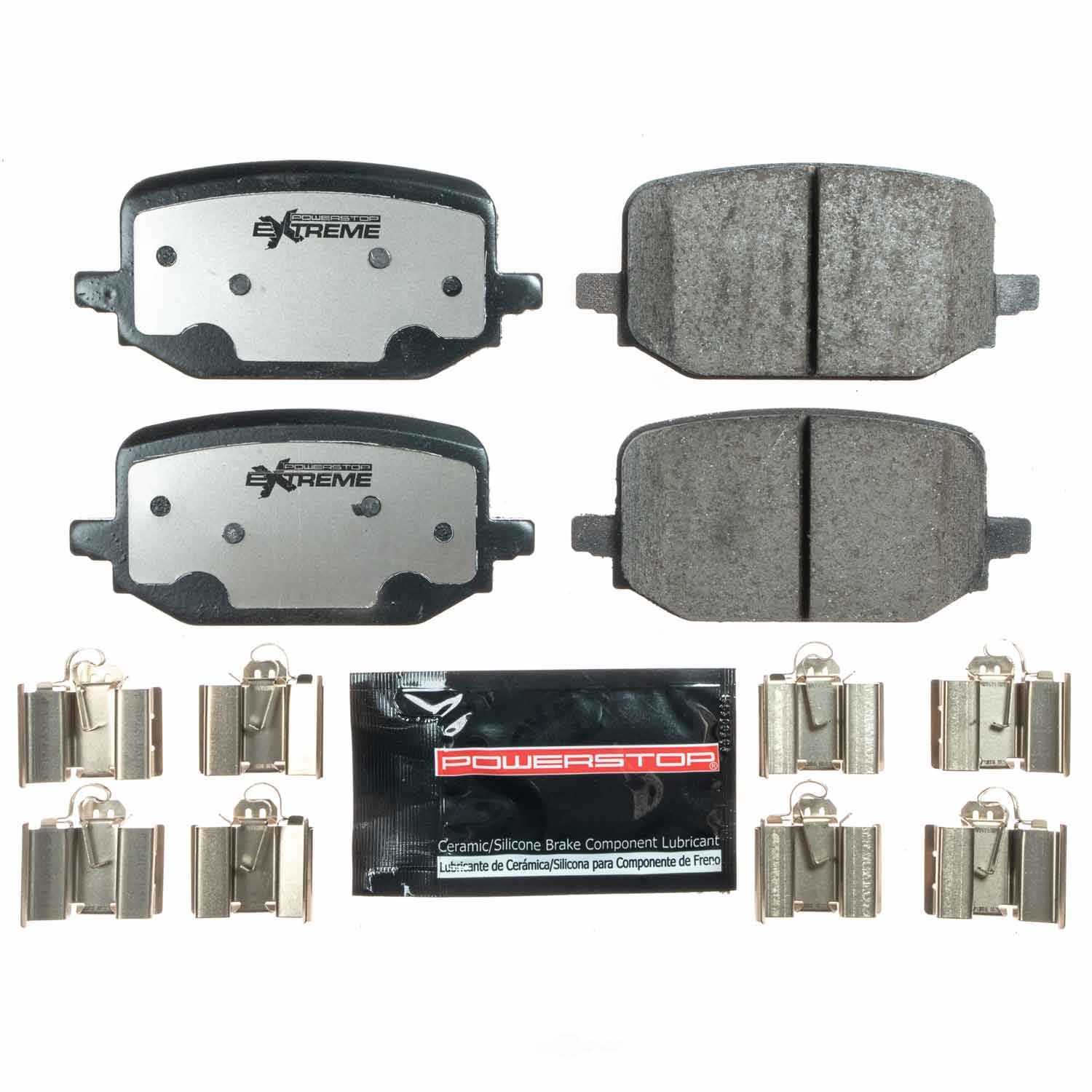 POWER STOP - Power Stop - Rear Z36 Truck and SUV Carbon-Fiber Ceramic Brake Pads with - PWS Z36-2232