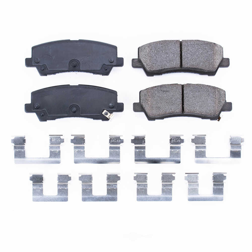POWER STOP - Z17 Evolution Clean Ride Ceramic Brake Pads with Hardware - PWS 17-1793