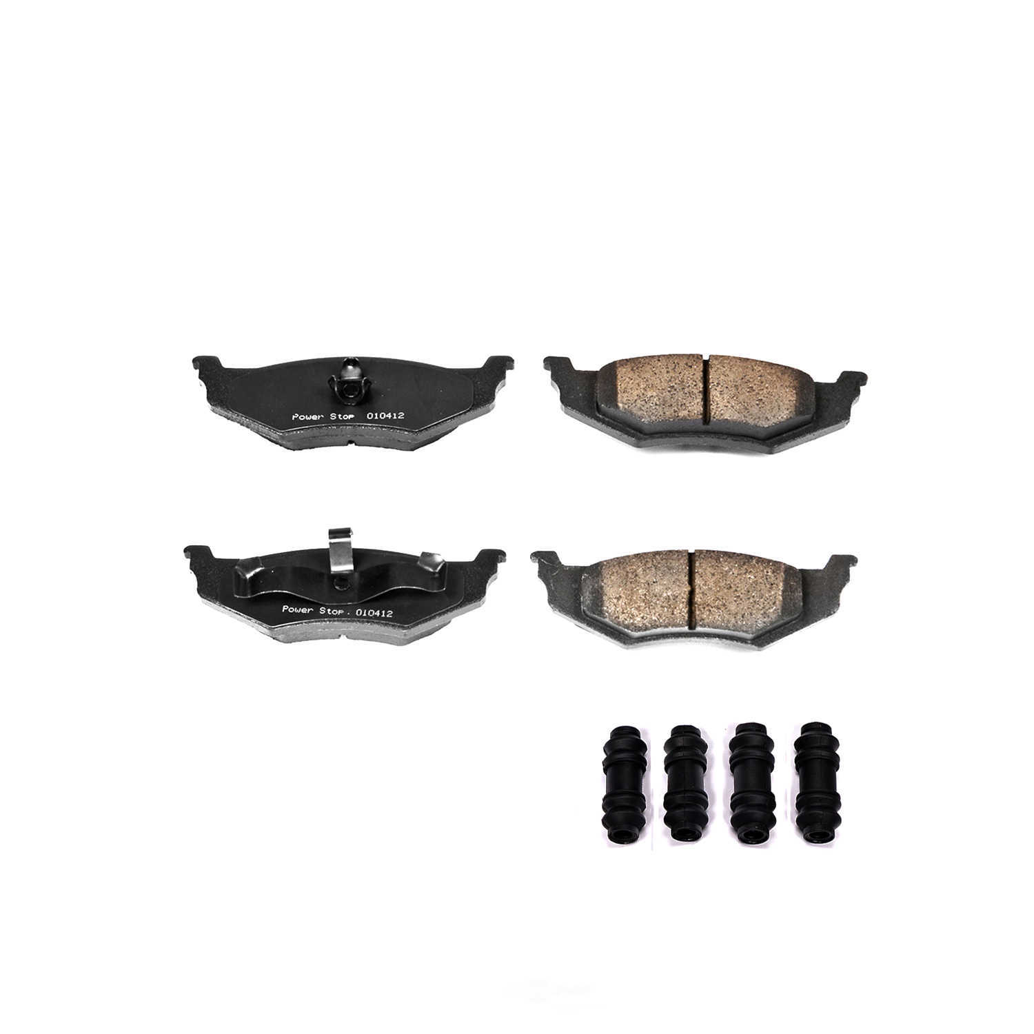 POWER STOP - Z17 Evolution Clean Ride Ceramic Brake Pads with Hardware - PWS 17-641