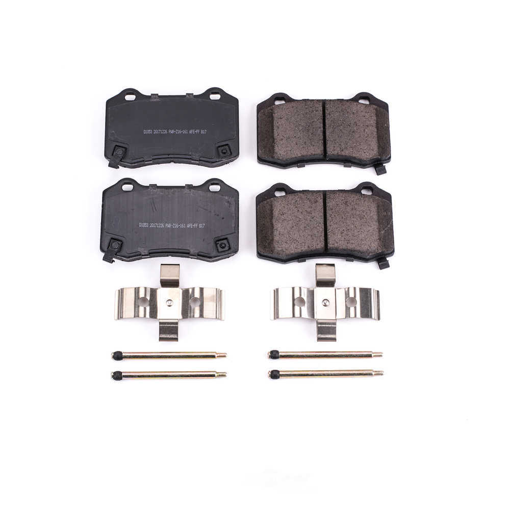 POWER STOP - Z17 EvolutionClean Ride Ceramic Brake Pads with Hardware - PWS 17-1053