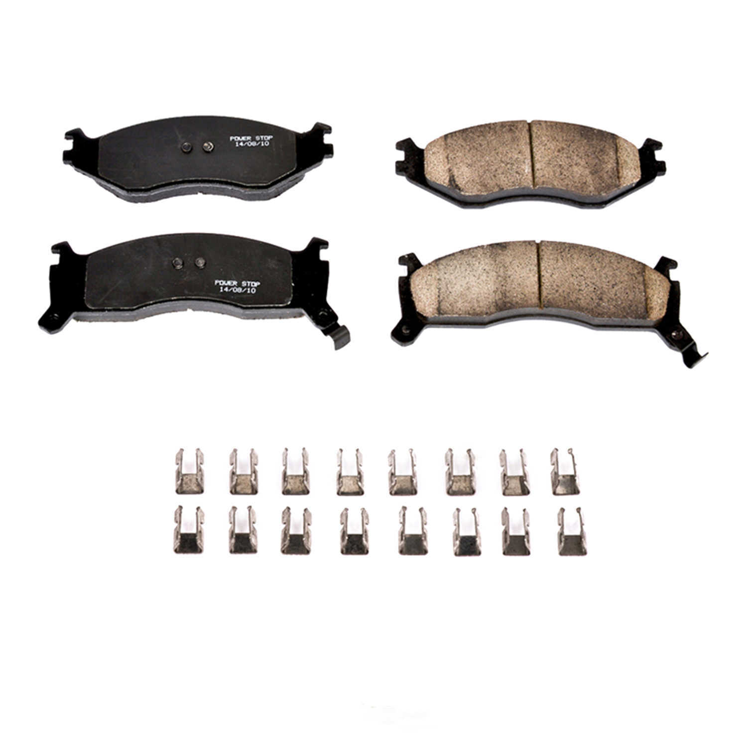 POWER STOP - Z17 Evolution Clean Ride Ceramic Brake Pads with Hardware - PWS 17-521