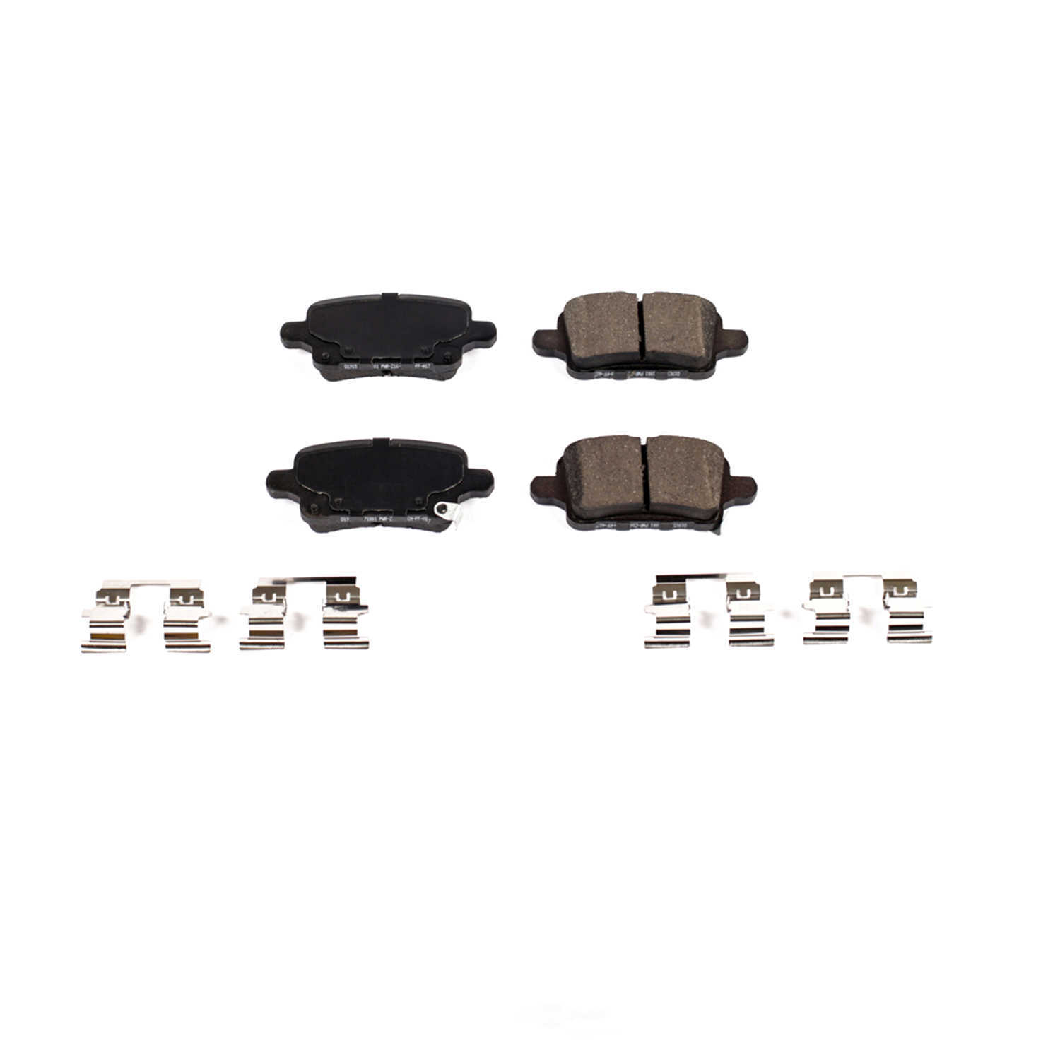 POWER STOP - Z17 Evolution Plus Disc Brake Pad and Hardware Kit - PWS 17-1915