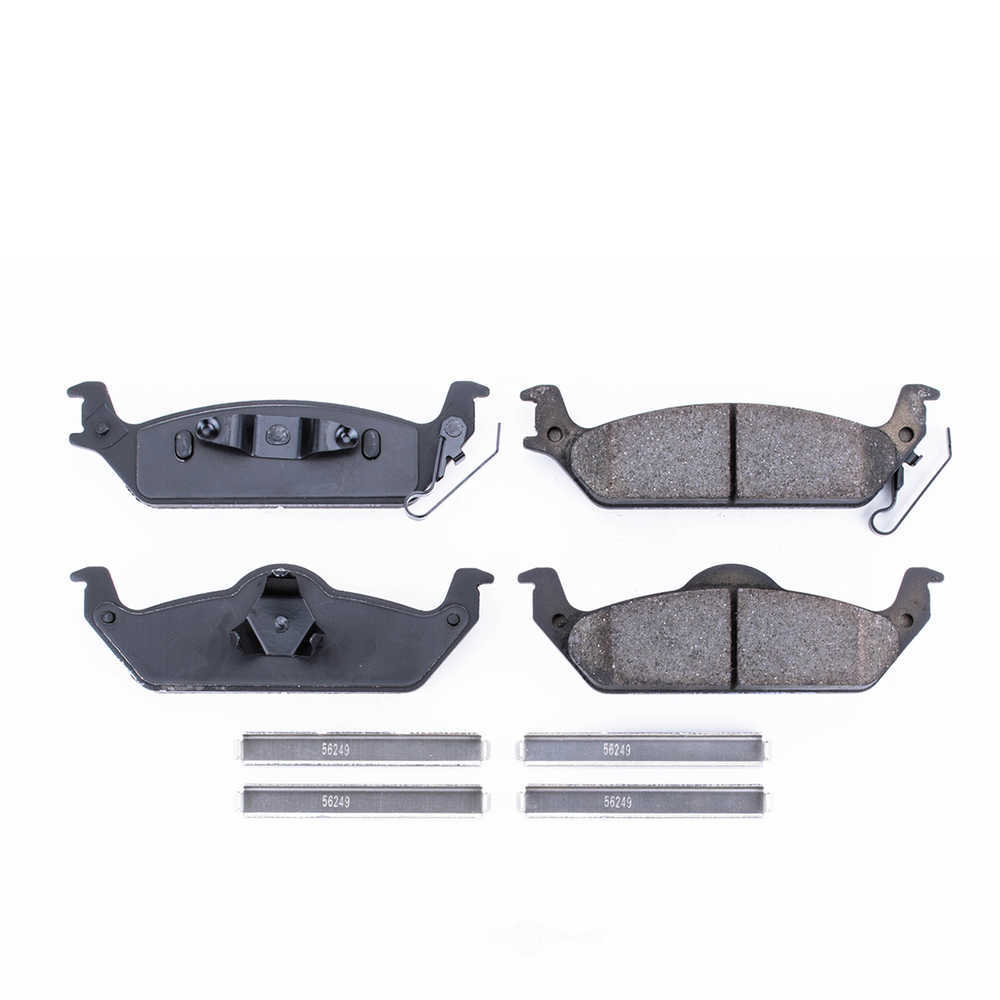 POWER STOP - Z17 Evolution Clean Ride Ceramic Brake Pads with Hardware - PWS 17-963