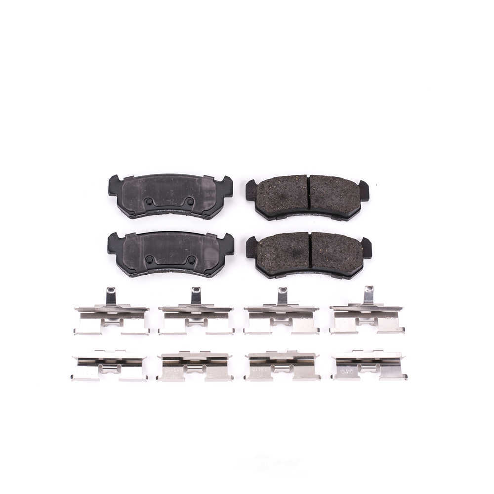 POWER STOP - Z17 Evolution Clean Ride Ceramic Brake Pads with Hardware - PWS 17-1036