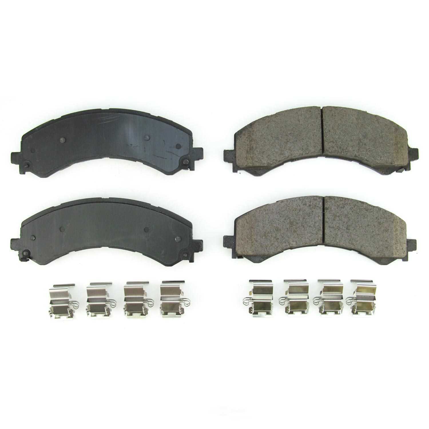 POWER STOP - Power Stop - Rear Z17 Low-Dust Ceramic Brake Pads with Hardware - PWS 17-2405
