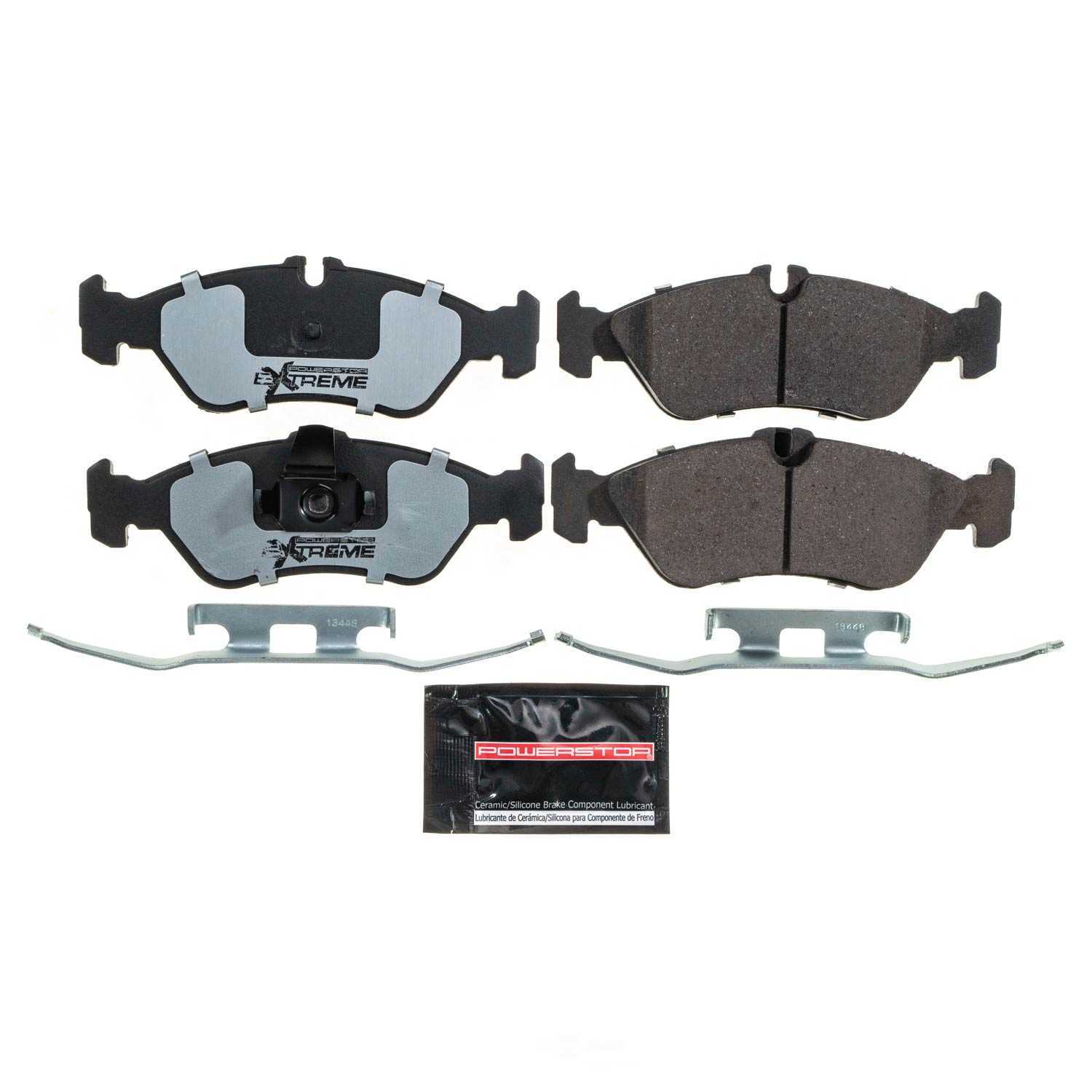 POWER STOP - Z36 Truck and Tow Carbon Fiber-Ceramic Brake Pads with Hardware - PWS Z36-1006