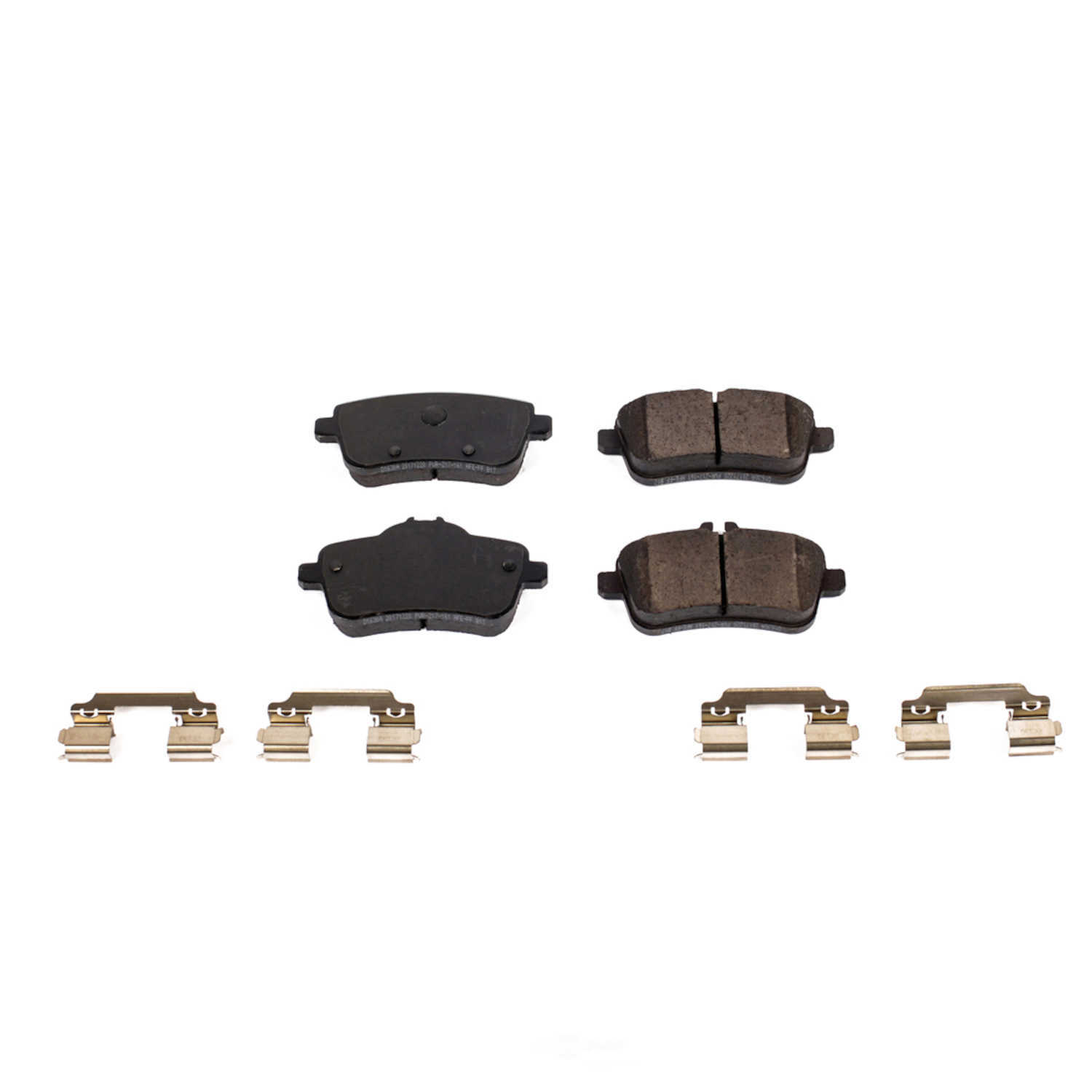 POWER STOP - Z17 Evolution Clean Ride Ceramic Brake Pads with Hardware - PWS 17-1630A