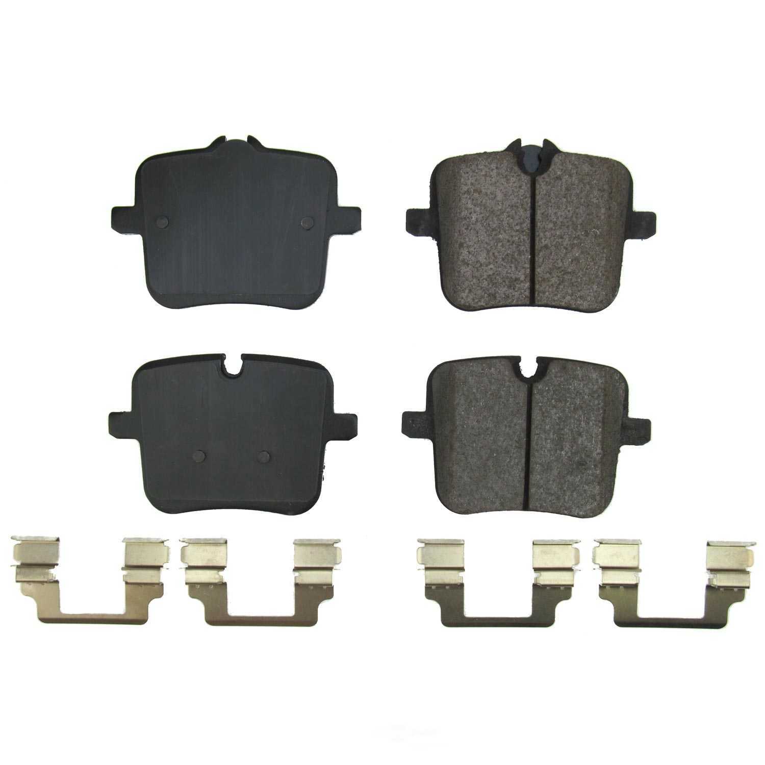 POWER STOP - Power Stop - Rear Z17 Low-Dust Ceramic Brake Pads with Hardware - PWS 17-2059