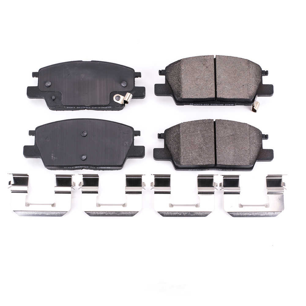 POWER STOP - Z17 Evolution Clean Ride Ceramic Brake Pads with Hardware - PWS 17-1913