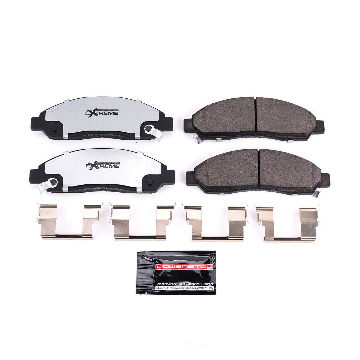 POWER STOP - Power Stop - Front Z36 Truck and SUV Carbon-Fiber Ceramic Brake Pads wit (Front) - PWS Z36-1039