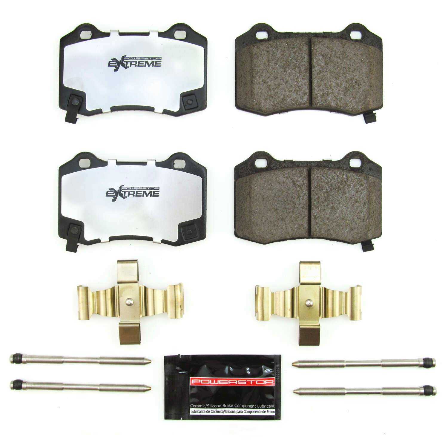 POWER STOP - Power Stop - Rear Z36 Truck and SUV Carbon-Fiber Ceramic Brake Pads with (Rear) - PWS Z36-1053B
