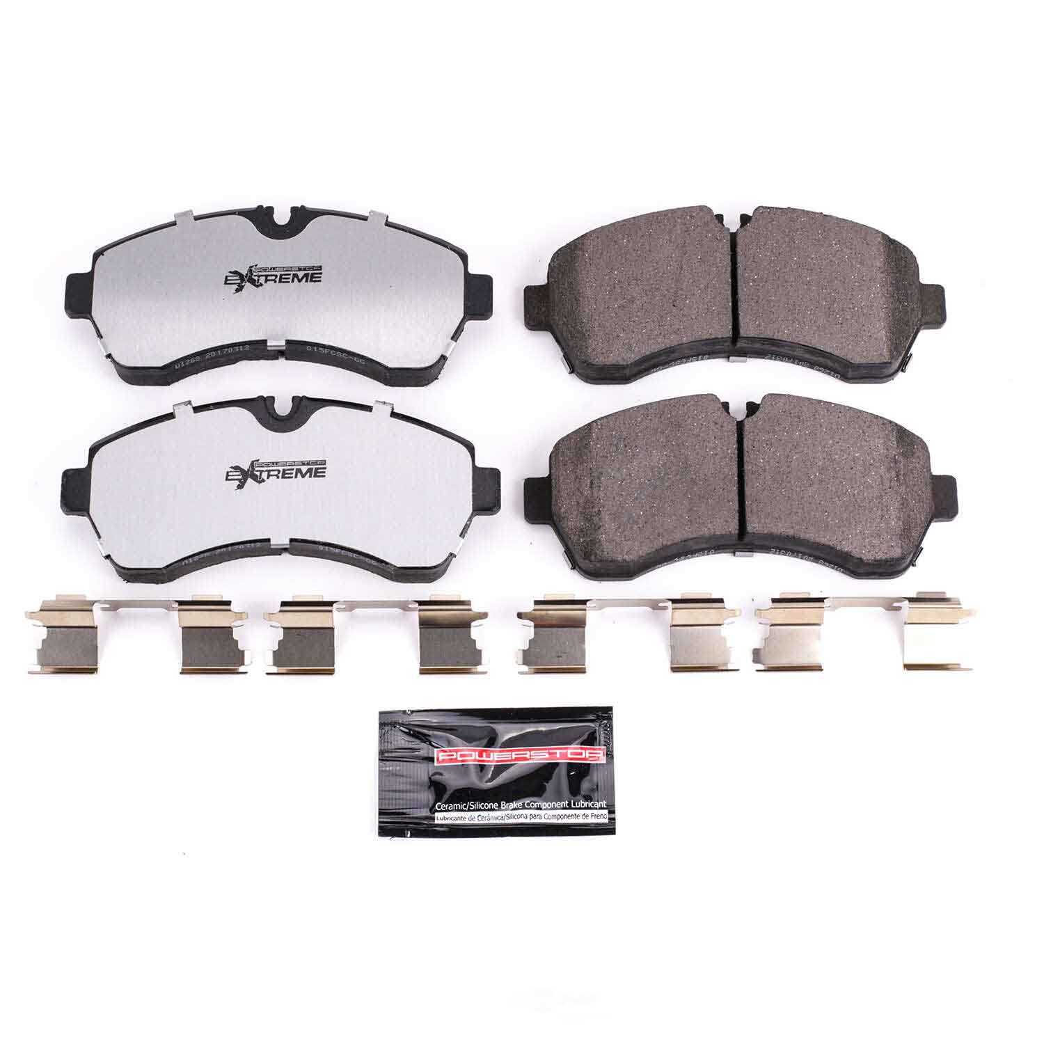 POWER STOP - Power Stop - Z36 Truck and SUV Carbon-Fiber Ceramic Brake Pads with Hard (Front) - PWS Z36-1268