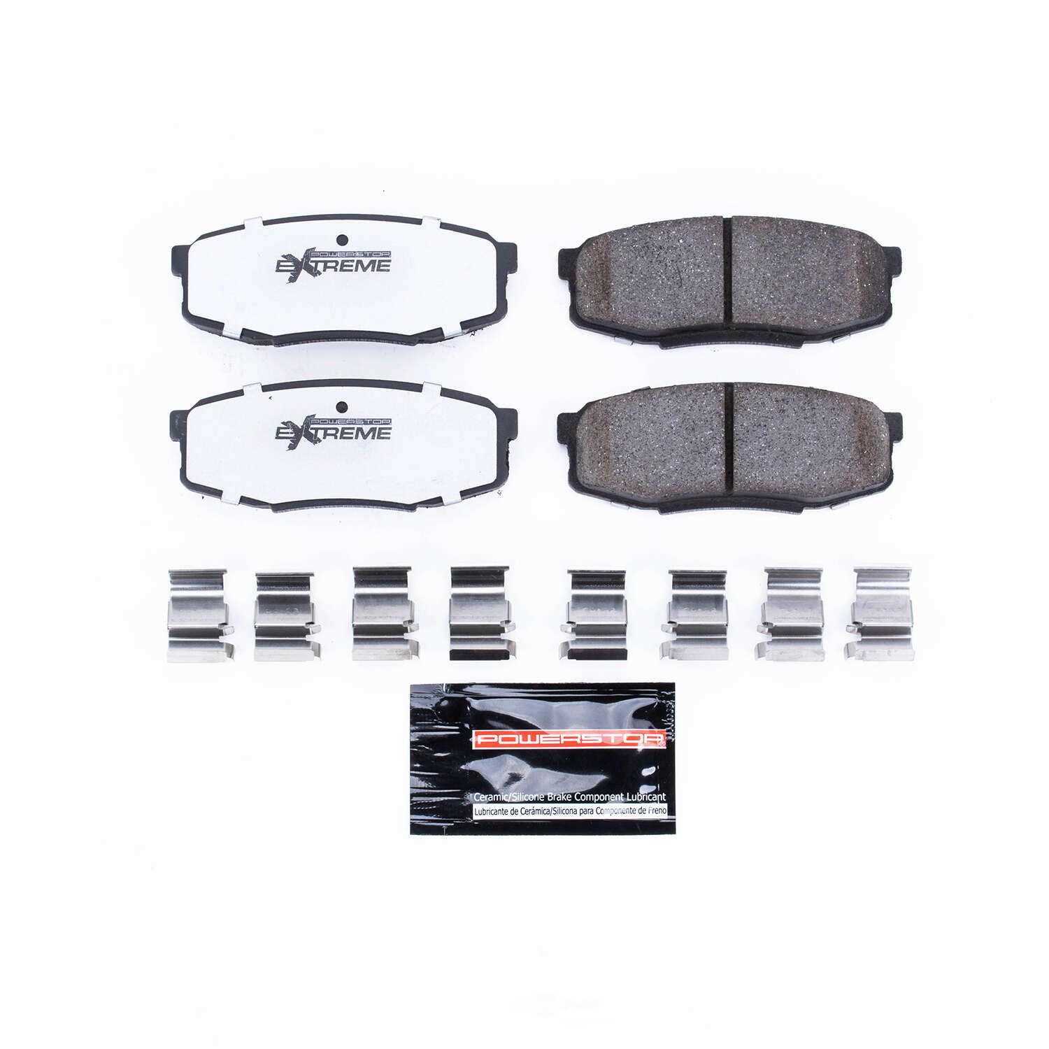 POWER STOP - Power Stop - Rear Z36 Truck and SUV Carbon-Fiber Ceramic Brake Pads with (Rear) - PWS Z36-1304