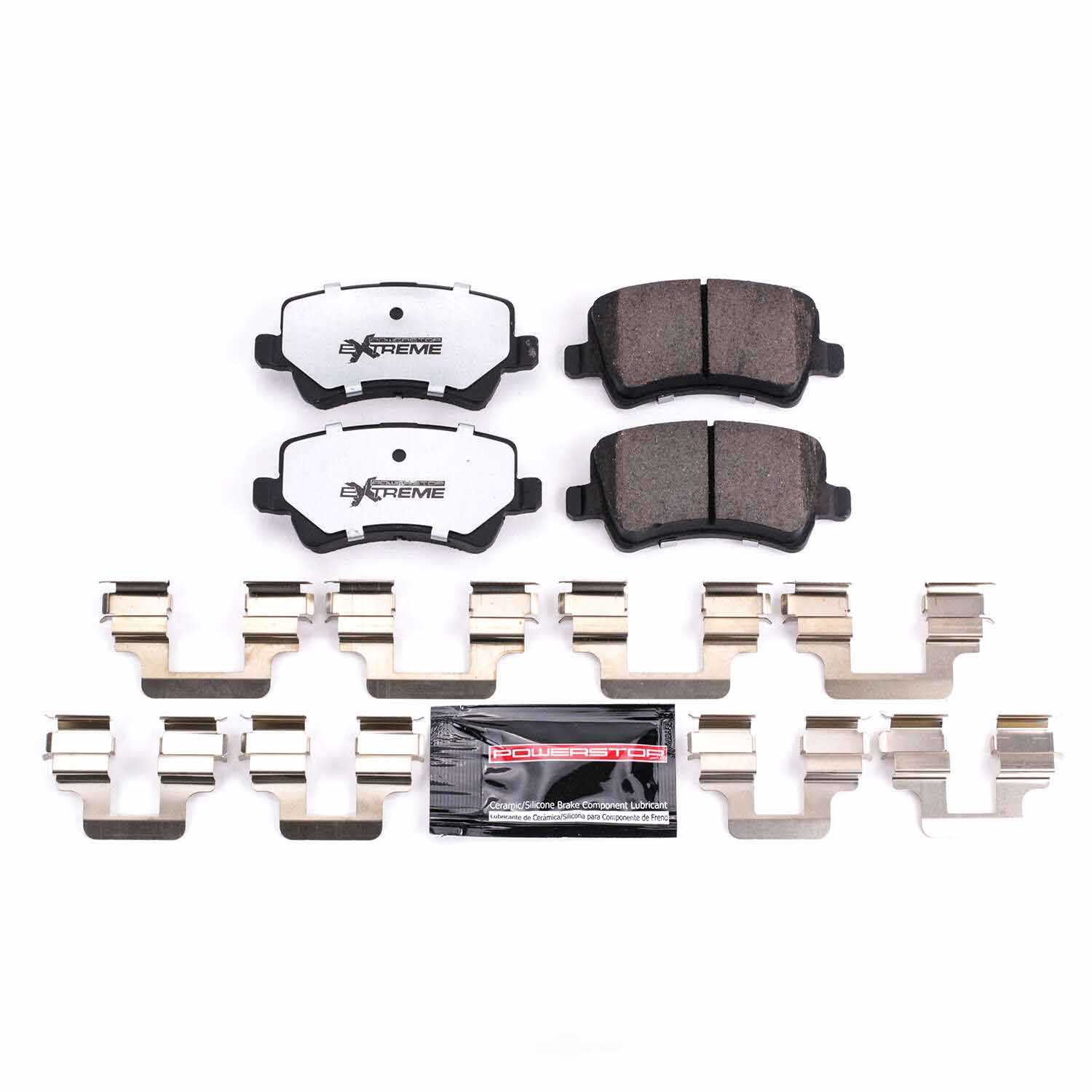 POWER STOP - Power Stop - Rear Z36 Truck and SUV Carbon-Fiber Ceramic Brake Pads with (Rear) - PWS Z36-1307