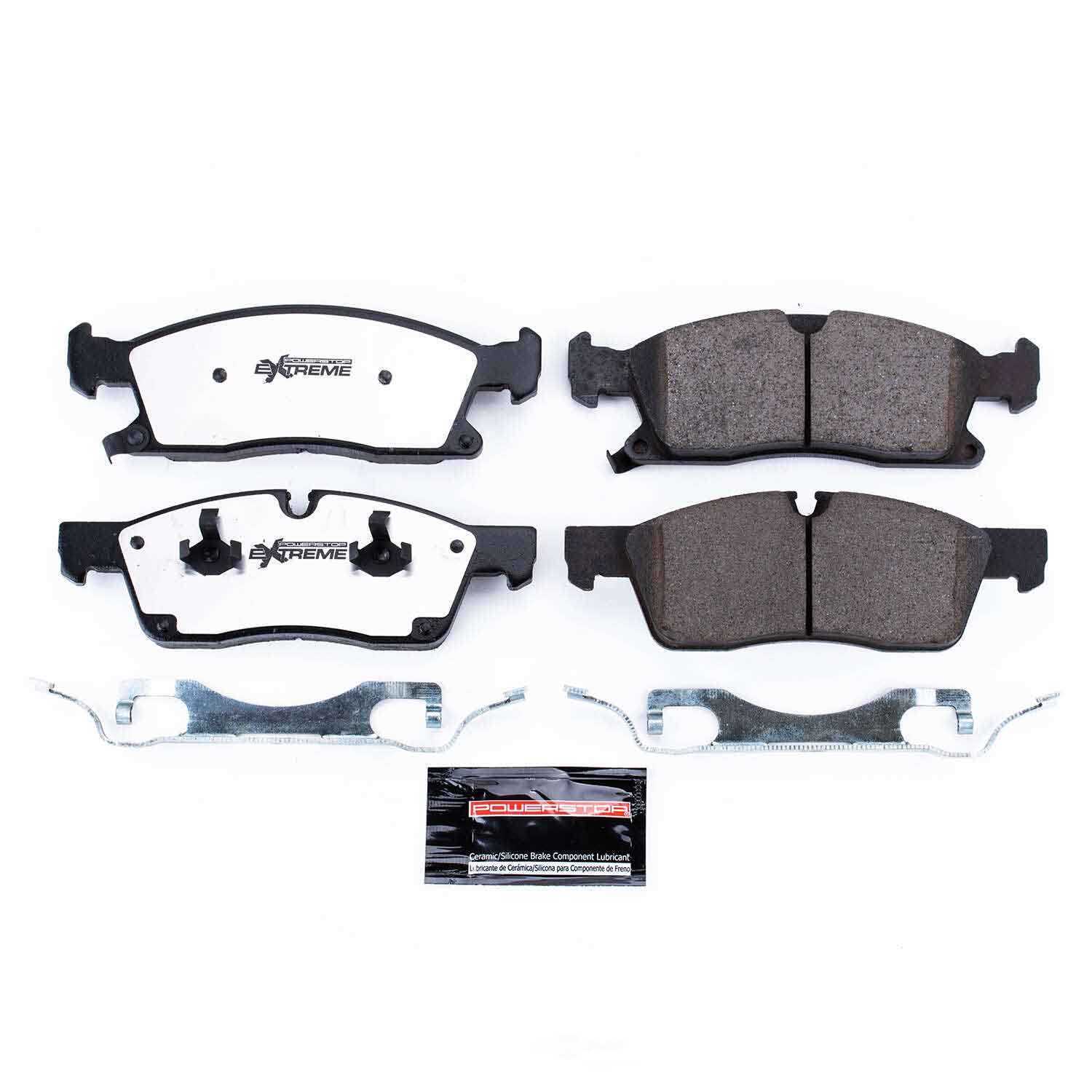 POWER STOP - Power Stop - Front Z36 Truck and SUV Carbon-Fiber Ceramic Brake Pads wit (Front) - PWS Z36-1455
