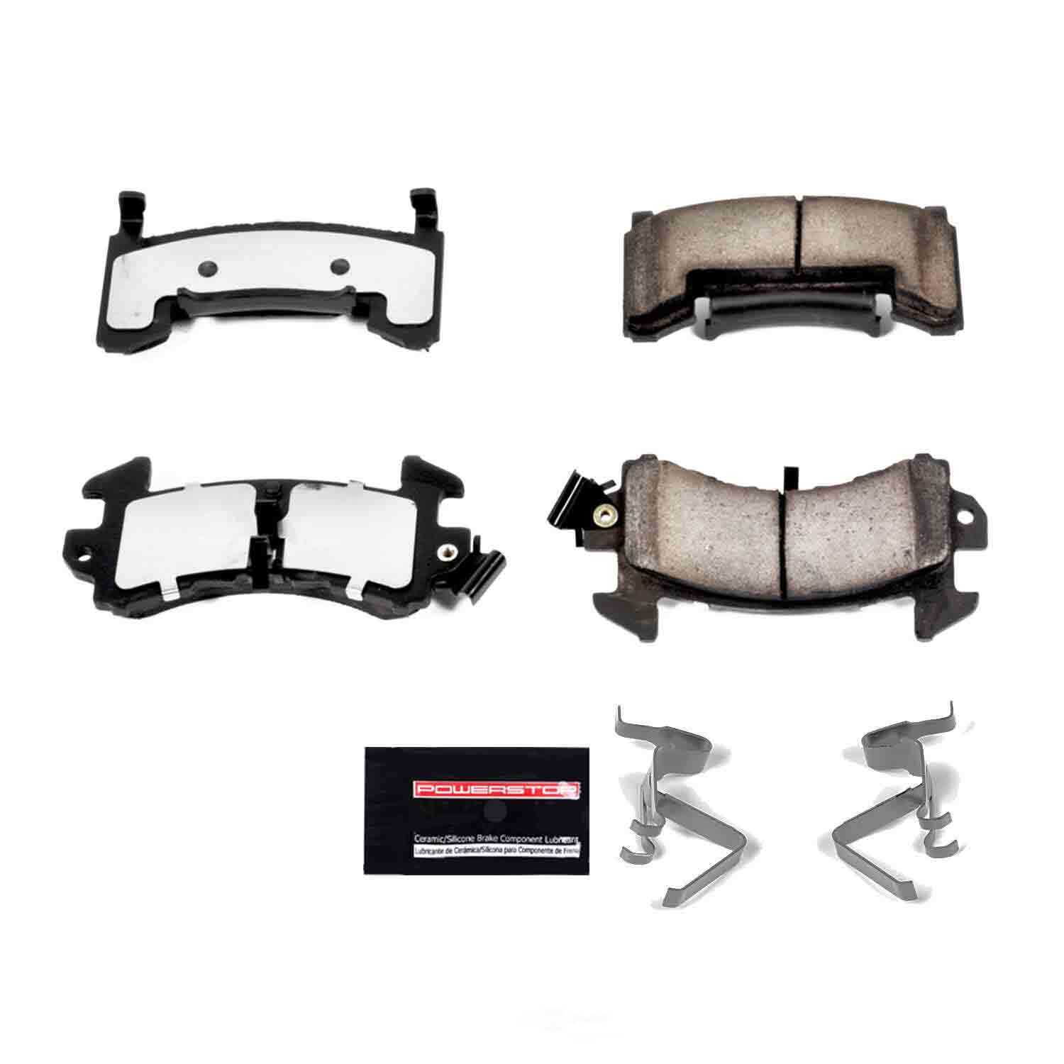 POWER STOP - Power Stop - Z36 Truck and SUV Carbon-Fiber Ceramic Brake Pads with Hard (Rear) - PWS Z36-154