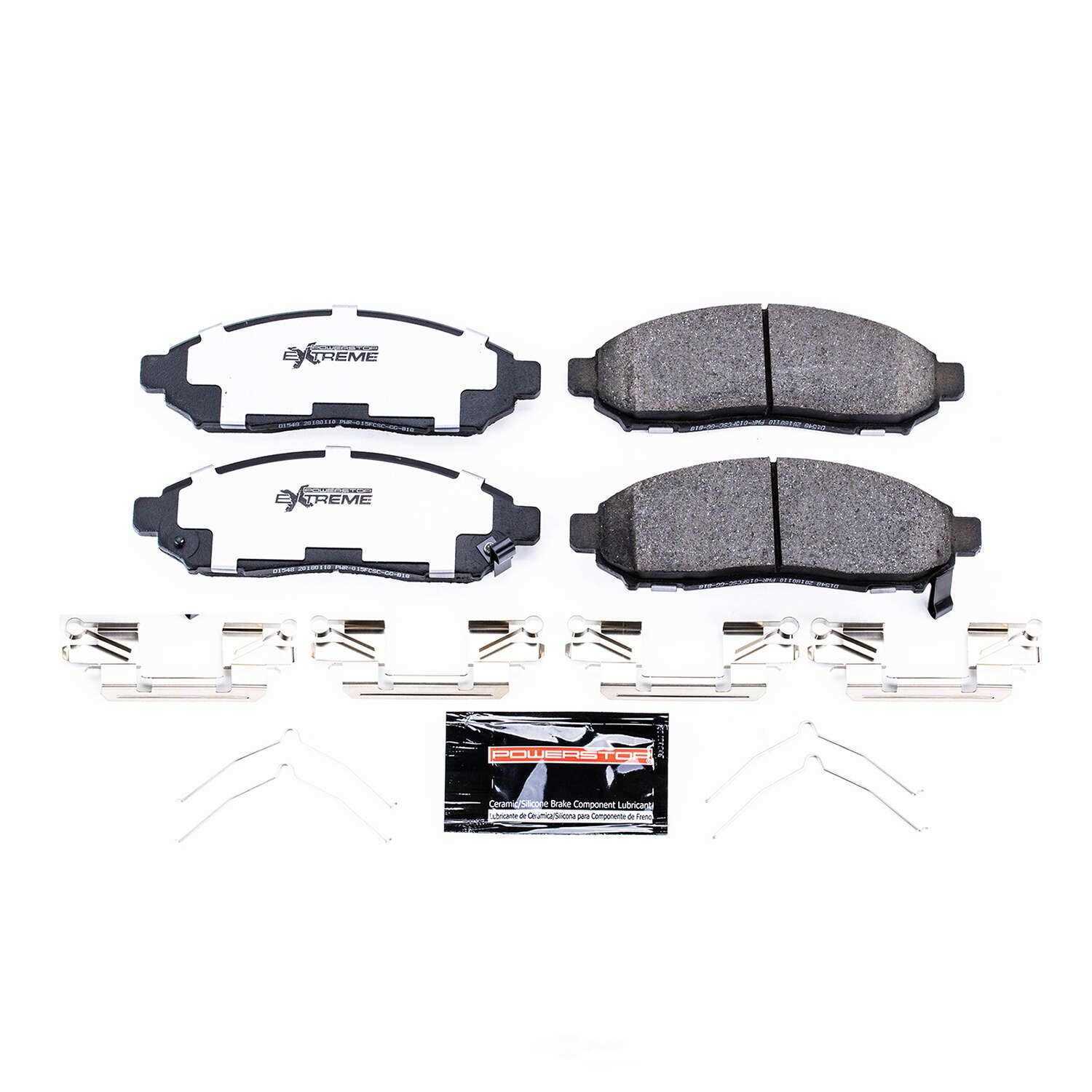 POWER STOP - Power Stop - Front Z36 Truck and SUV Carbon-Fiber Ceramic Brake Pads wit (Front) - PWS Z36-1548