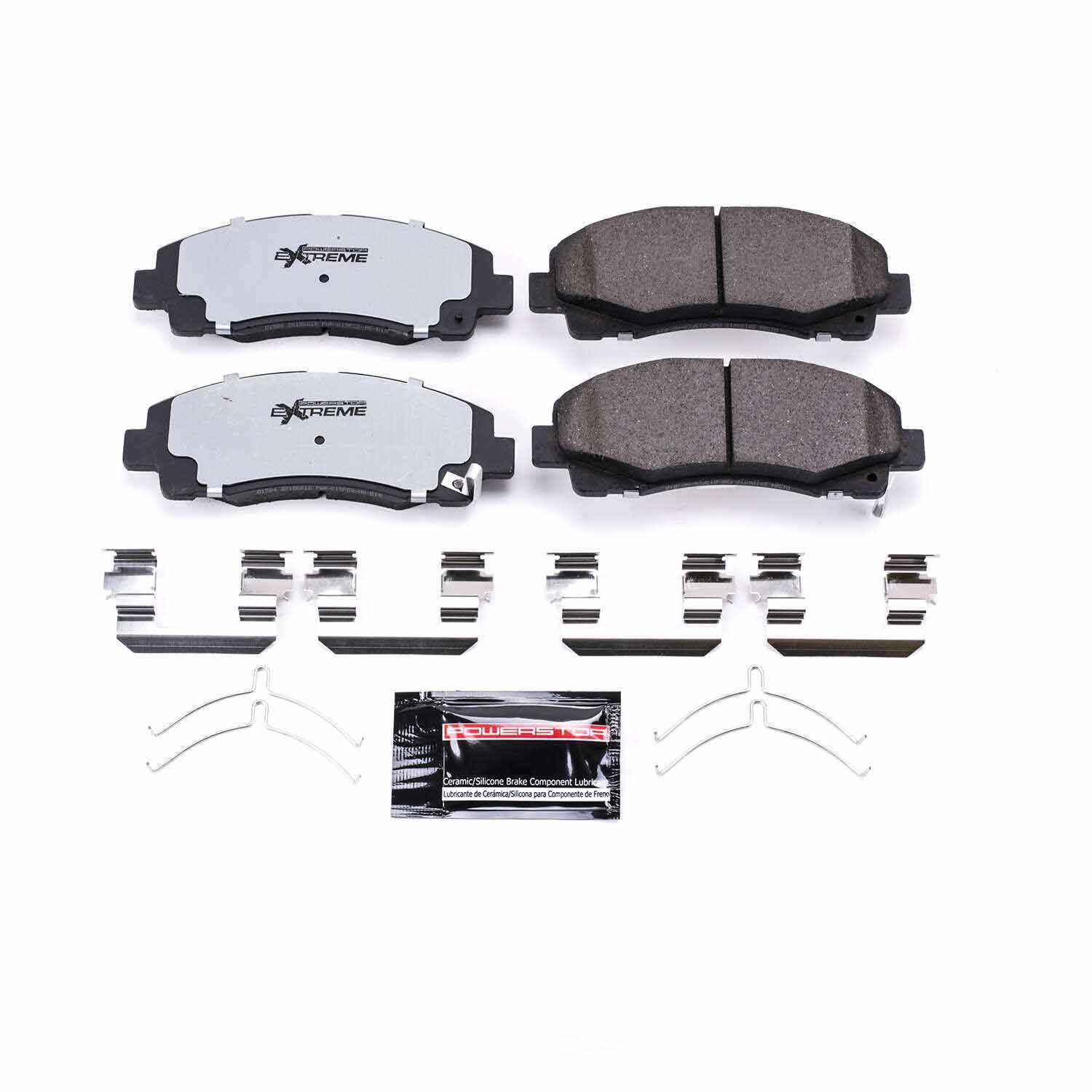 POWER STOP - Power Stop - Front Z36 Truck and SUV Carbon-Fiber Ceramic Brake Pads wit (Front) - PWS Z36-1584