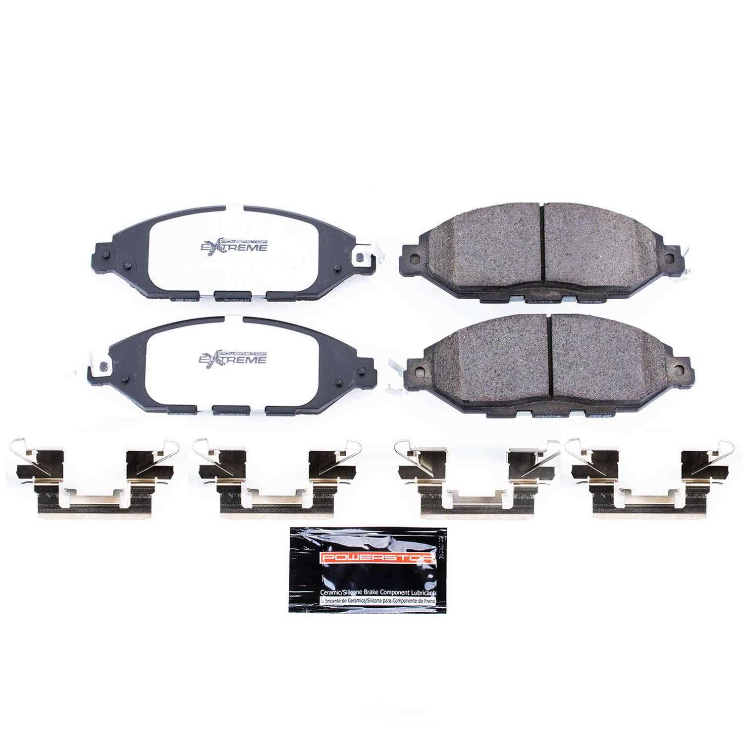 POWER STOP - Power Stop - Front Z36 Truck and SUV Carbon-Fiber Ceramic Brake Pads wit (Front) - PWS Z36-1649