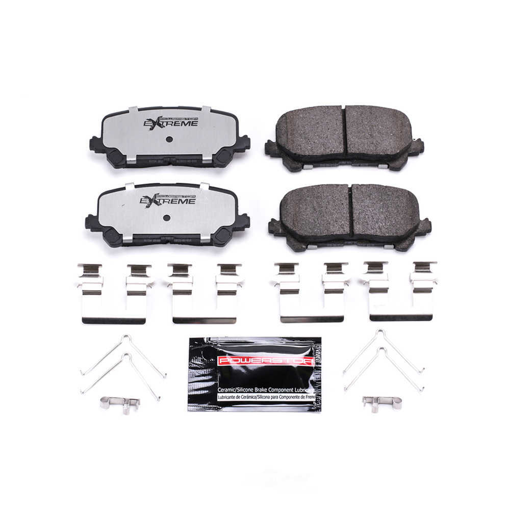 POWER STOP - Power Stop - Rear Z36 Truck and SUV Carbon-Fiber Ceramic Brake Pads with (Rear) - PWS Z36-1724