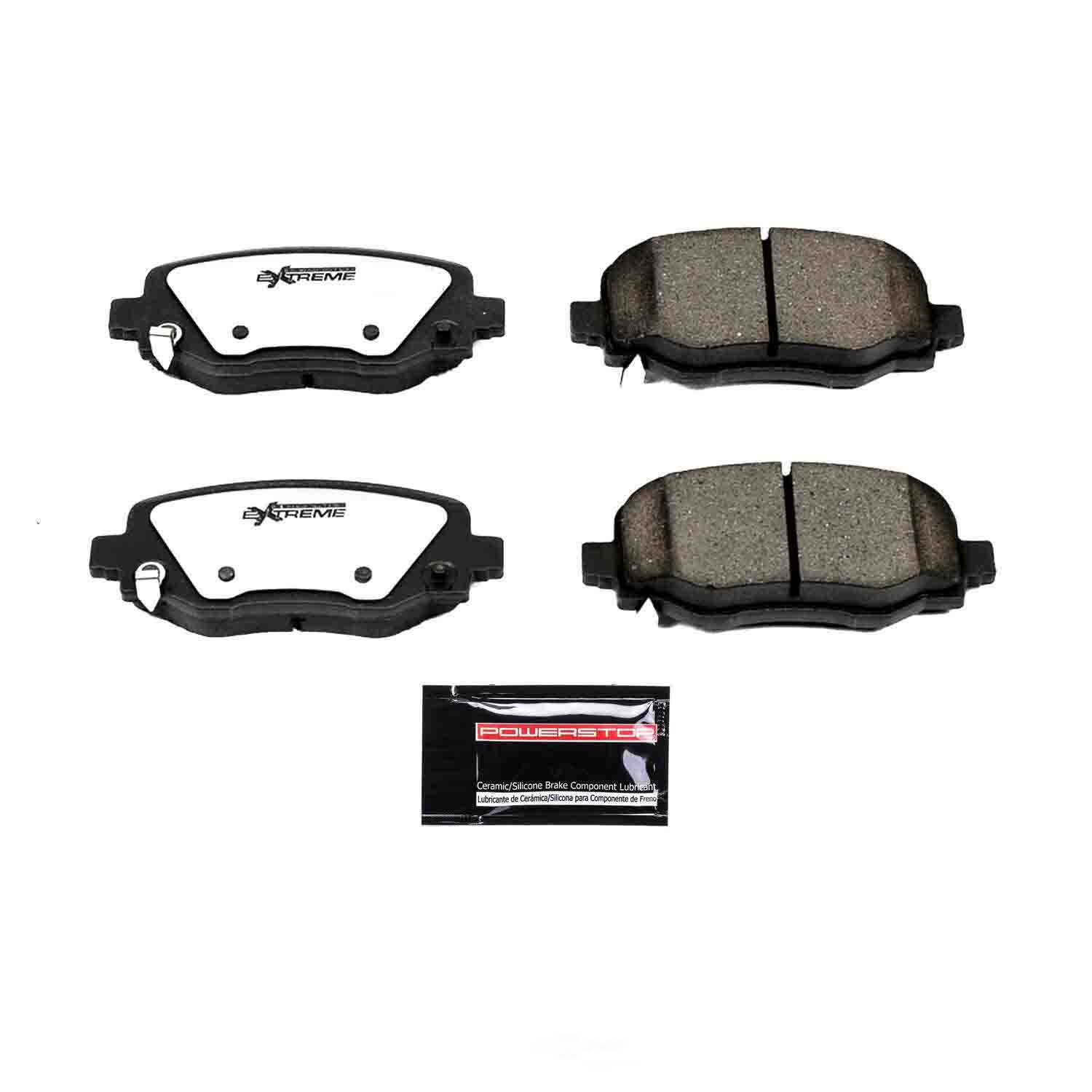 POWER STOP - Power Stop - Rear Z36 Truck and SUV Carbon-Fiber Ceramic Brake Pads with (Rear) - PWS Z36-1734