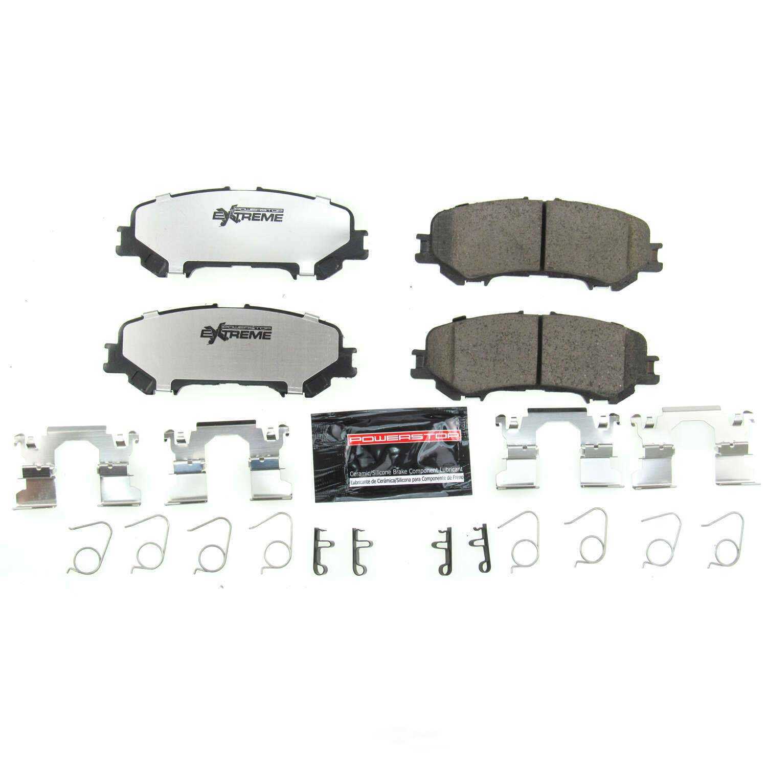 POWER STOP - Power Stop - Rear Z36 Truck and SUV Carbon-Fiber Ceramic Brake Pads with (Rear) - PWS Z36-2032