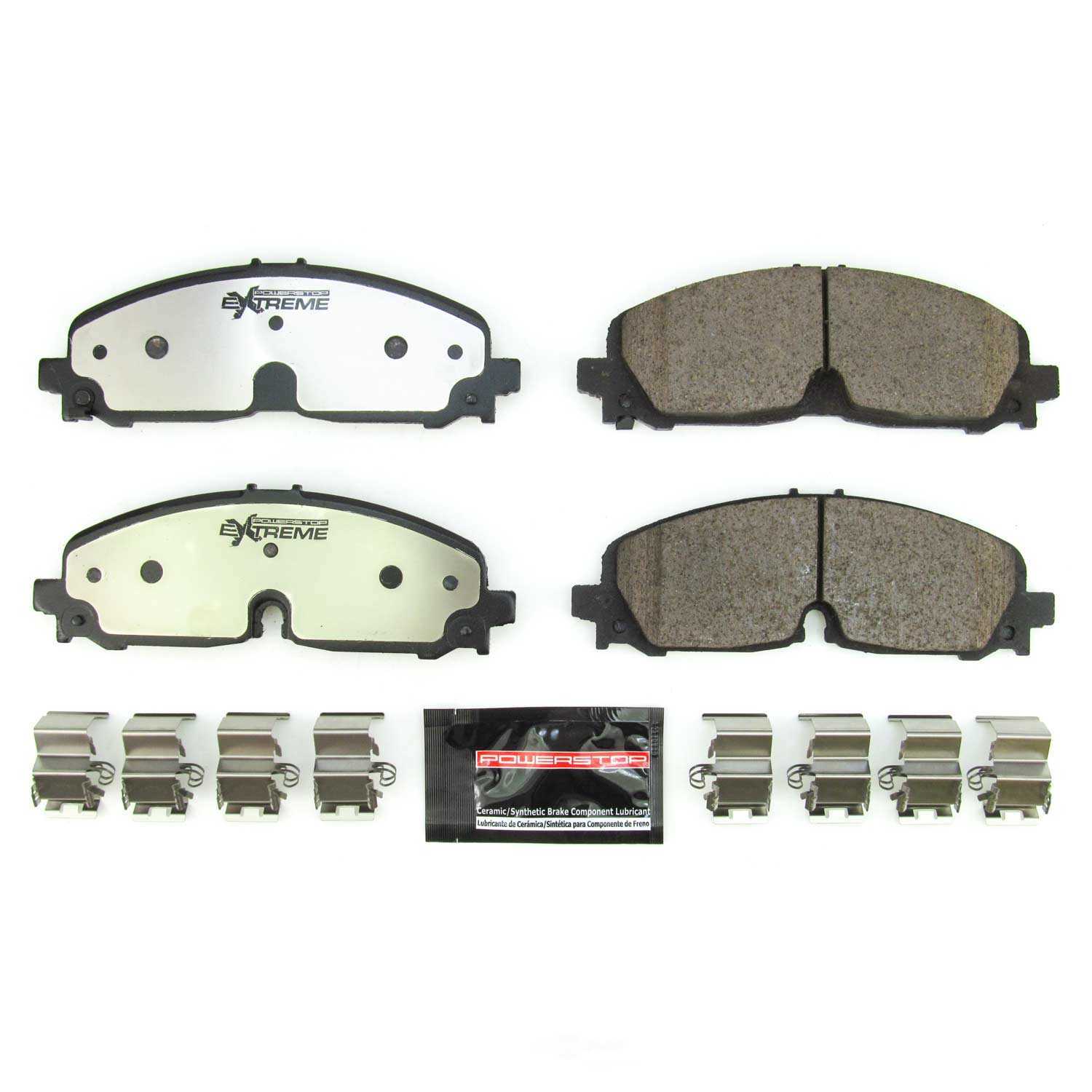 POWER STOP - Power Stop - Front Z36 Truck and SUV Carbon-Fiber Ceramic Brake Pads wit (Front) - PWS Z36-2371