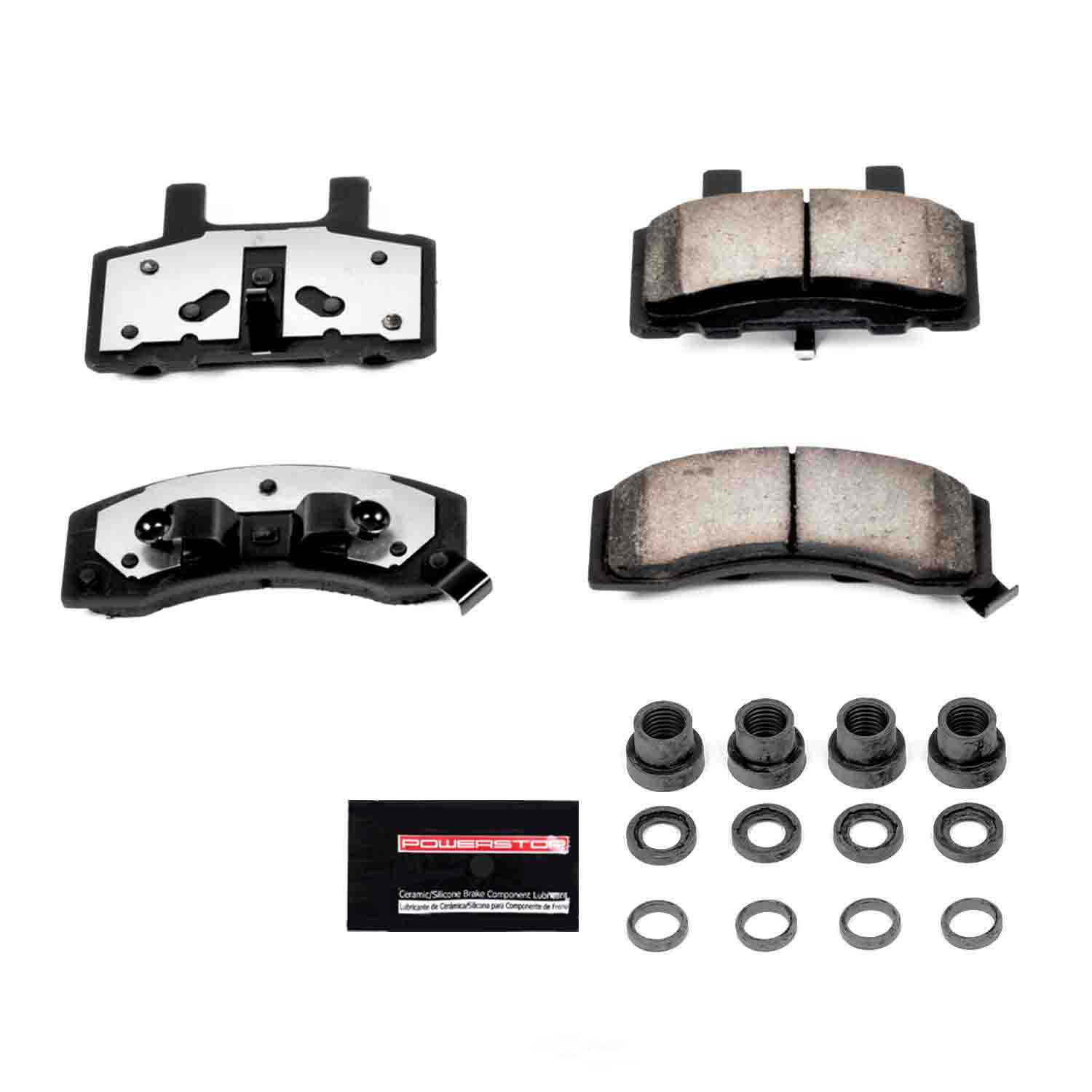 POWER STOP - Power Stop - Front Z36 Truck and SUV Carbon-Fiber Ceramic Brake Pads wit (Front) - PWS Z36-370