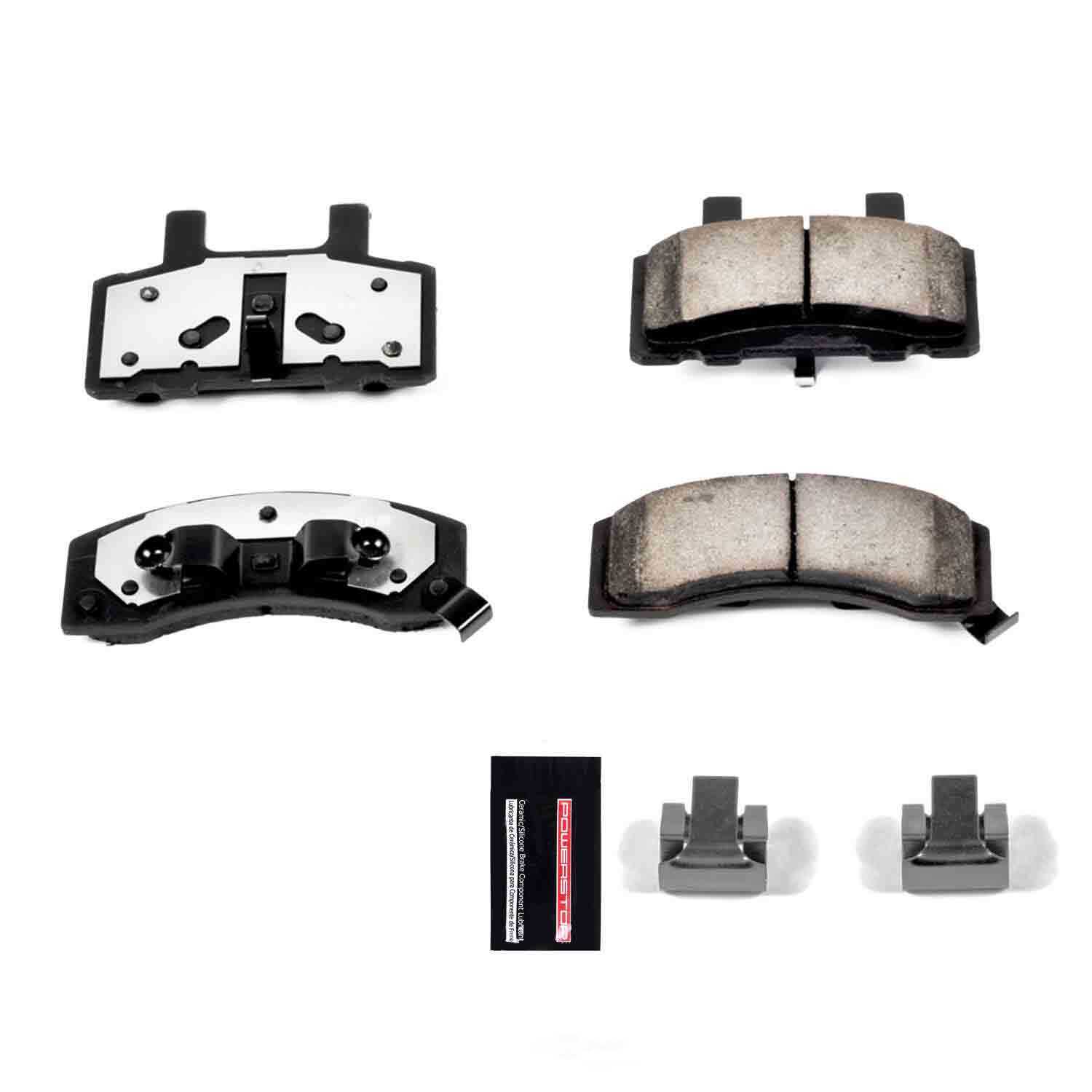 POWER STOP - Power Stop - Front Z36 Truck and SUV Carbon-Fiber Ceramic Brake Pads wit (Front) - PWS Z36-375