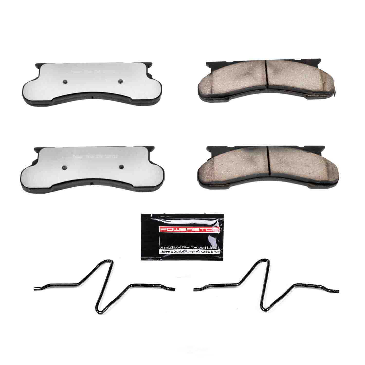 POWER STOP - Power Stop - Front Z36 Truck and SUV Carbon-Fiber Ceramic Brake Pads wit (Front) - PWS Z36-450