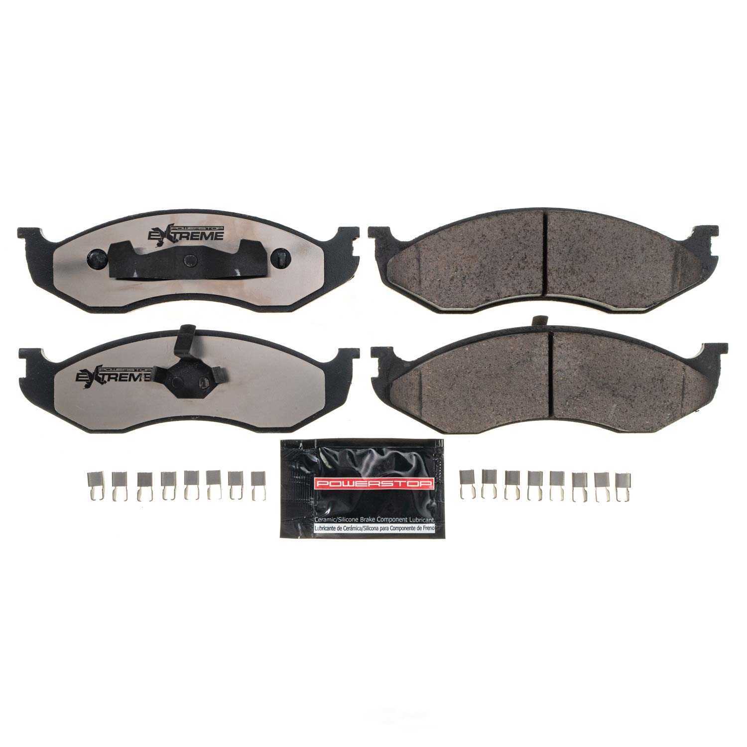 POWER STOP - Power Stop - Front Z36 Truck and SUV Carbon-Fiber Ceramic Brake Pads wit (Front) - PWS Z36-477