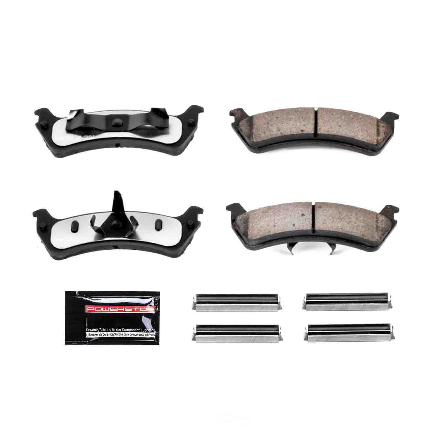 POWER STOP - Power Stop - Rear Z36 Truck and SUV Carbon-Fiber Ceramic Brake Pads with (Rear) - PWS Z36-667