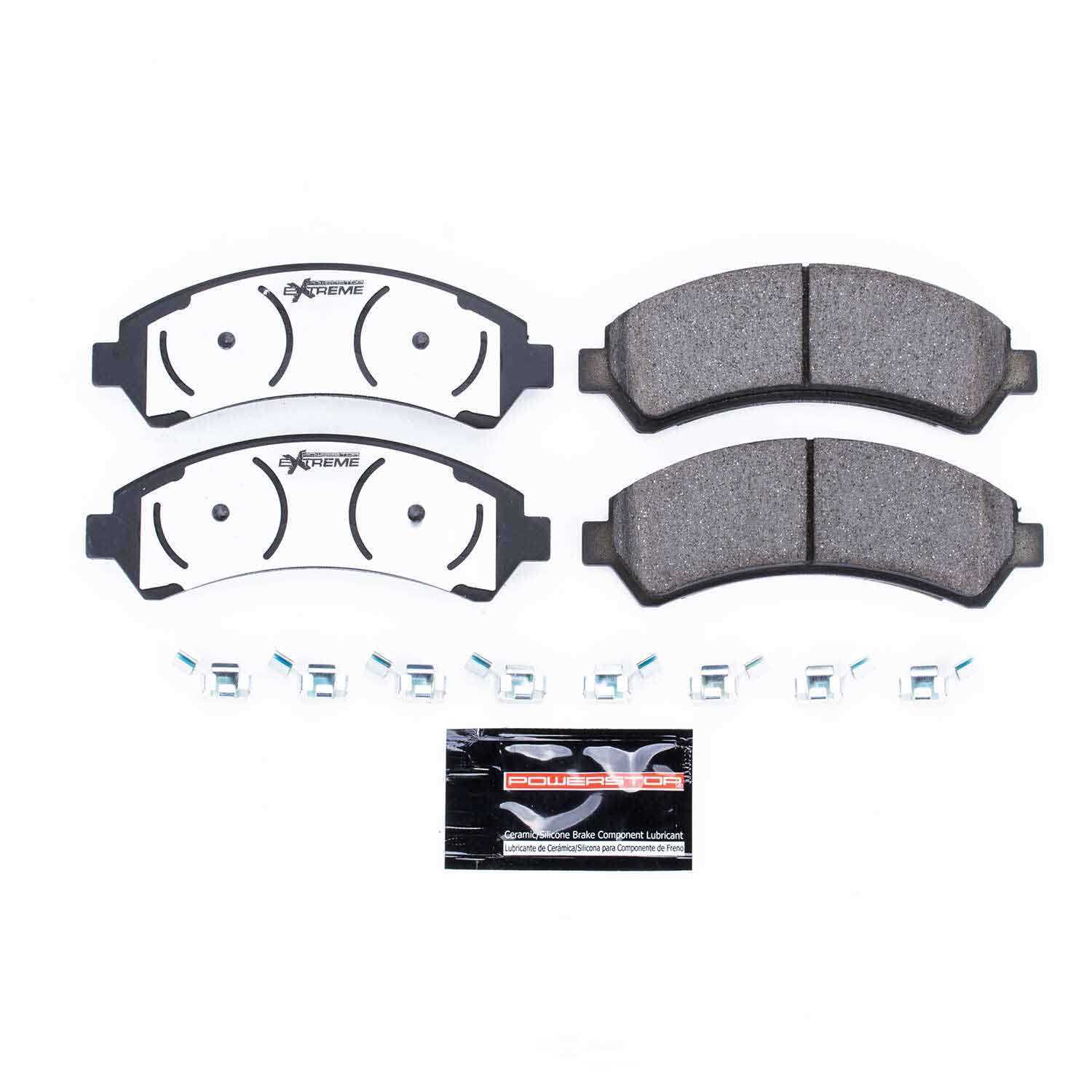 POWER STOP - Power Stop - Front Z36 Truck and SUV Carbon-Fiber Ceramic Brake Pads wit (Front) - PWS Z36-726
