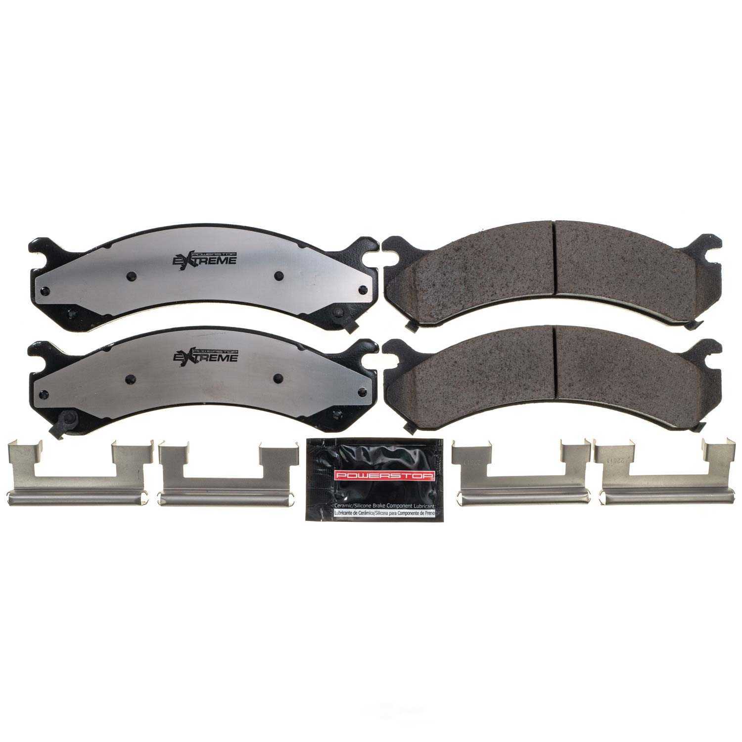 POWER STOP - Power Stop - Front Z36 Truck and SUV Carbon-Fiber Ceramic Brake Pads wit (Front) - PWS Z36-784